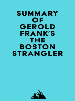 cover image of Summay of Gerold Frank's the Boston Strangler